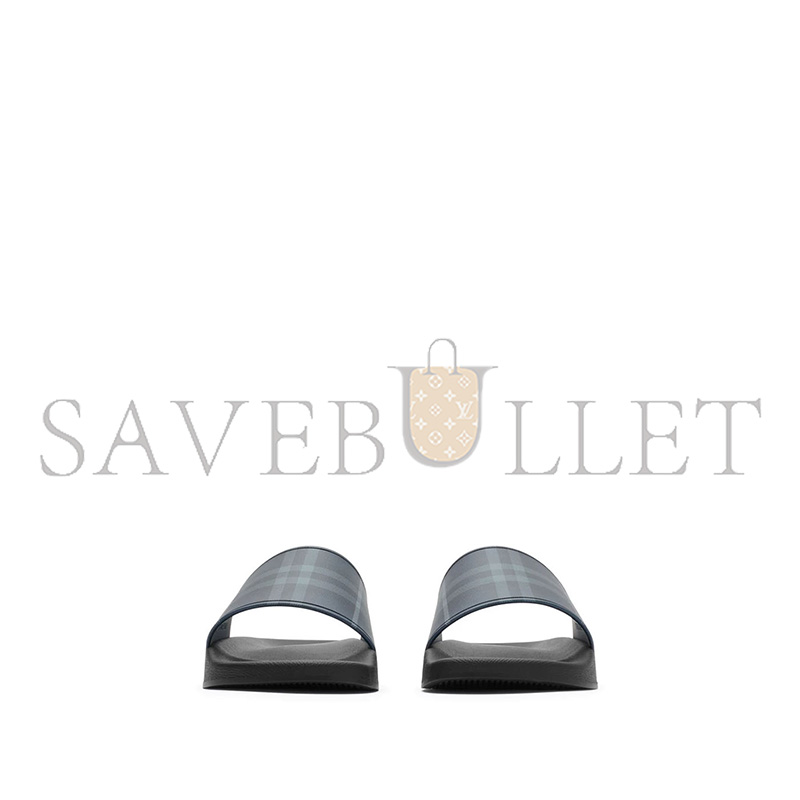 BURBERRY FURLEY CHECK SLIDE SANDALS 